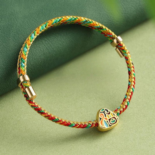 Handmade Dragon Boat Festival Luck Colorful Rope Child Adult Bracelet