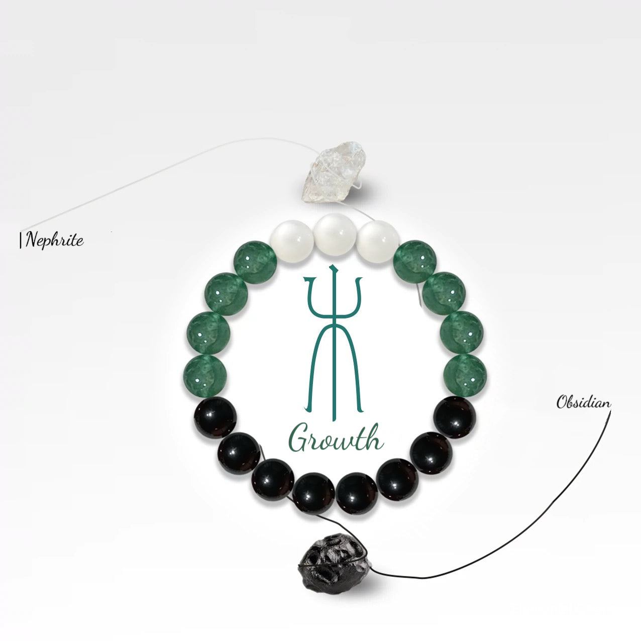 Jade Natural stone beaded bracelet