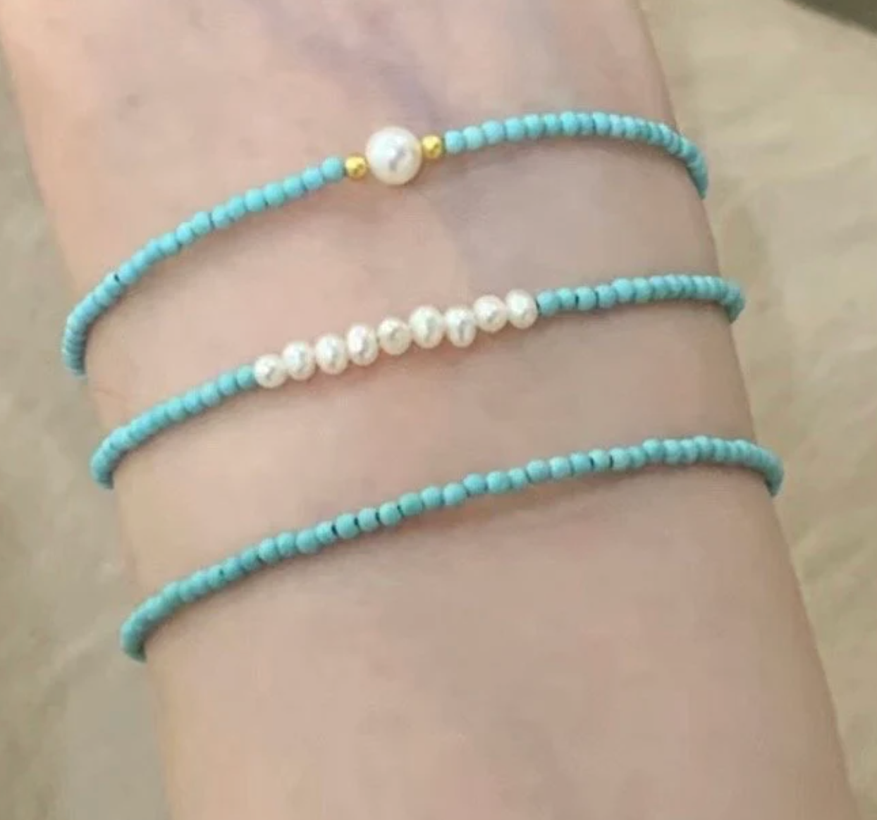 Minimalism Turquoise Dainty Bracelet